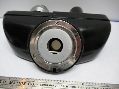 Wild M20 Heerbrugg Swiss Binocular Head Microscope Part Optics