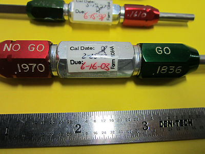 Lot 3 Ea Metrology Inspection Go No-go Standards