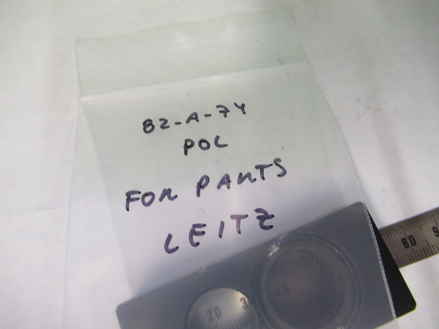 LEITZ WEZLAR 553391 FILTER POLARIZER OPTICS MICROSCOPE PART AS PICTURED 82-A-74