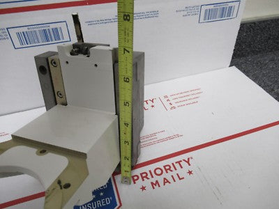 LEICA DMR GERMANY STAGE MICROMETER HOLDER MICROSCOPE PART AS PICTURED #FT-3-09