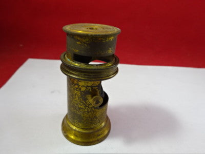 Antique Brass Portable Seeds Microscope Vintage Part AS IS