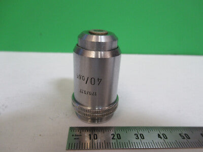 Ernst Leitz Wetzlar Objective 40X /170 Optics Microscope Part