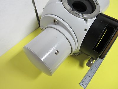 MICROSCOPE PART PHOTOMIC ZEISS HEAD TRINOCULAR HEAVY OPTICS AS IS BIN#H8-08