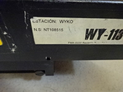 Stage Table Positioning NT2200 Dektak Veeco Wyko Profilometer