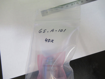 Metz 40X Objective Lens Microscope Part