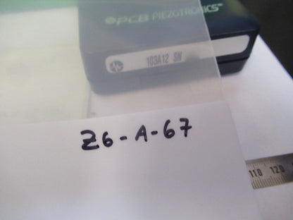 PCB PIEZOTRONICS 103A12 PIEZO PRESSURE SENSOR  MICROPHONE AS PICTURED #Z6-A-67
