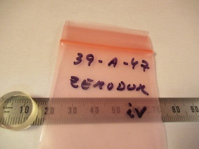 OPTICAL FLAT ZERODUR MATERIAL LASER MINI OPTICS AS PICTURED &39-A-47