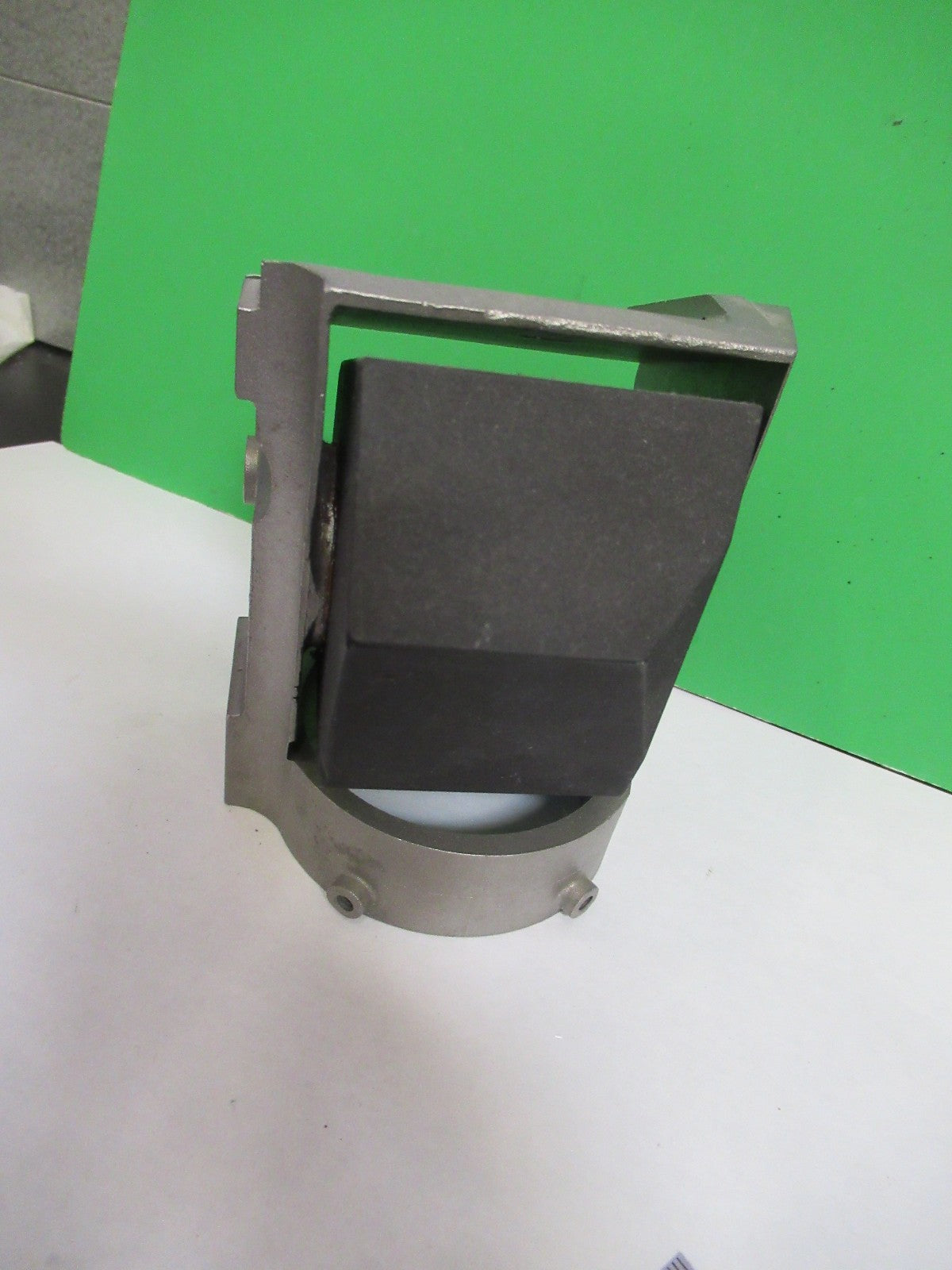 HUGE OPTICAL GLASS PRISM BEAM SPLITTER MIL SPEC HEAVY OPTICS AS PICTURED W3-C-31