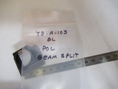 BAUSCH LOMB POL BEAM SPLITTER PRISM OPTICS MICROSCOPE PART AS PICTURED Y3-A-103