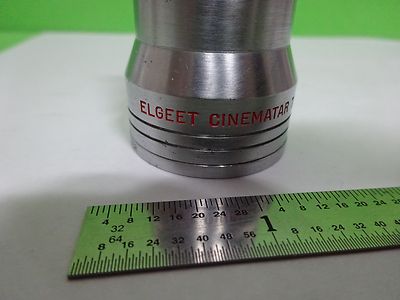 Microscope Part Rare Elgeet Cinematar Telephoto Lens Optics