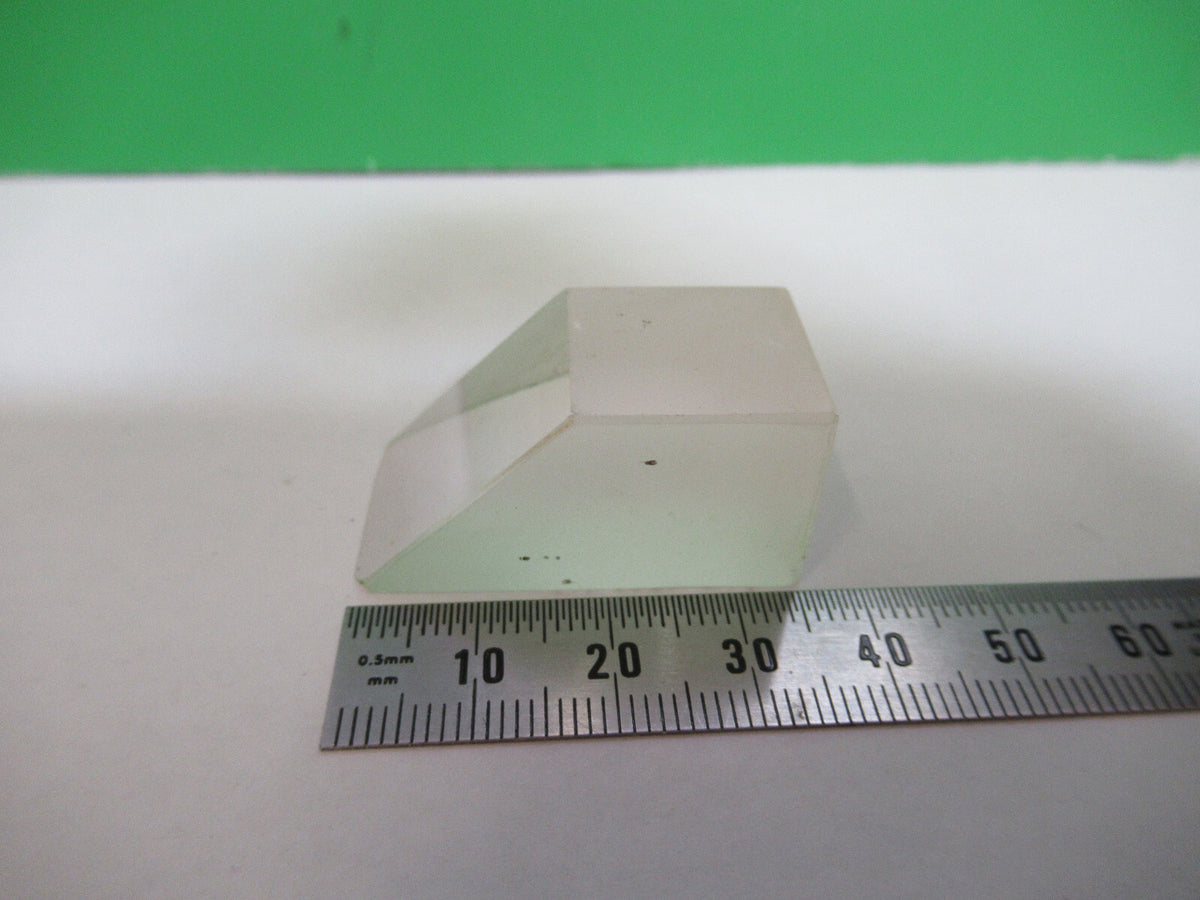 BAUSCH LOMB GLASS PRISM OPTICS MICROSCOPE OPTICAL PART AS PICTURED 98-A-06