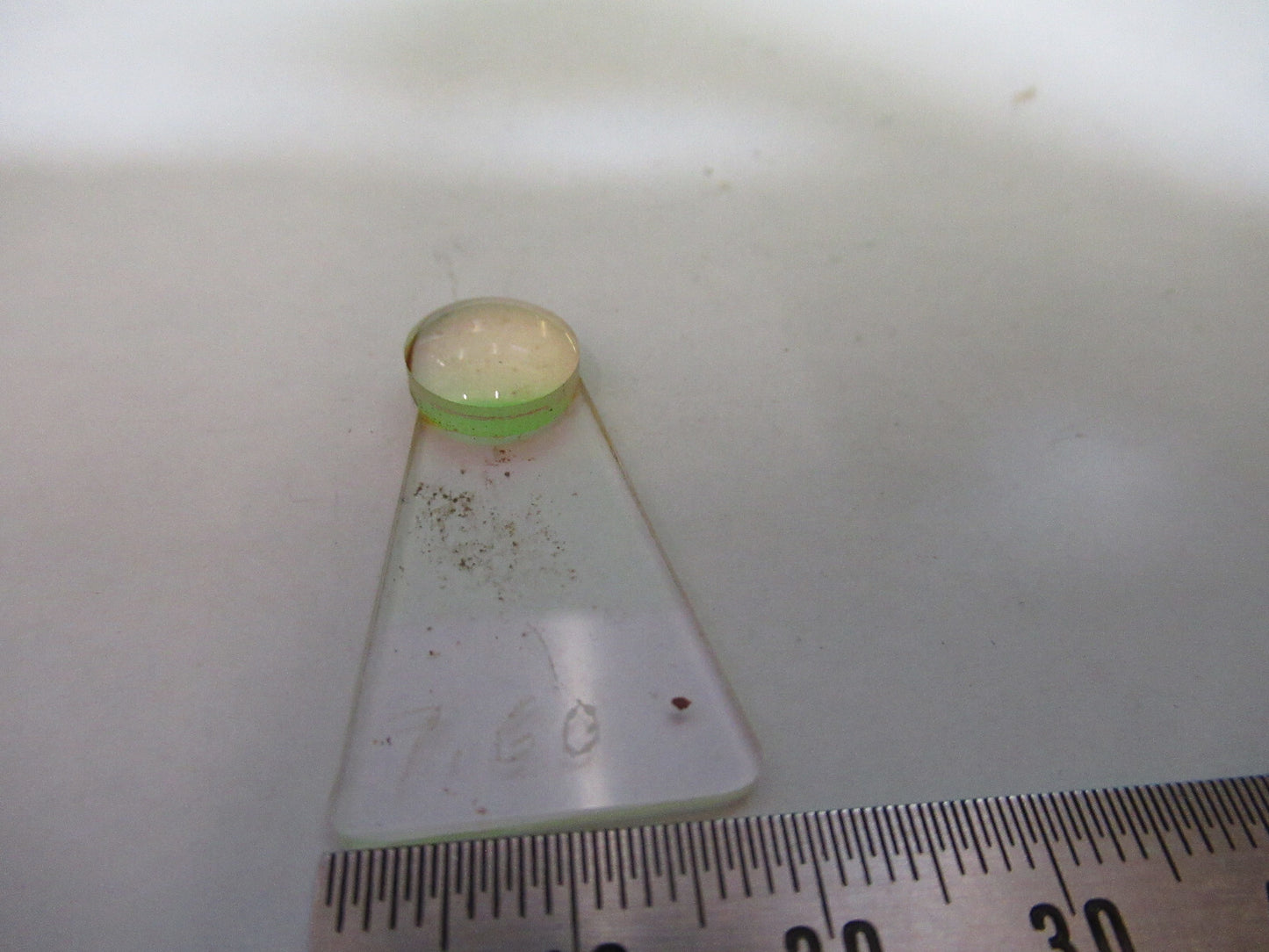 OPTICAL  WEIRD LENS PLANO CONVEX TOOL GLASS OPTICS AS PICTURED S4-B-14