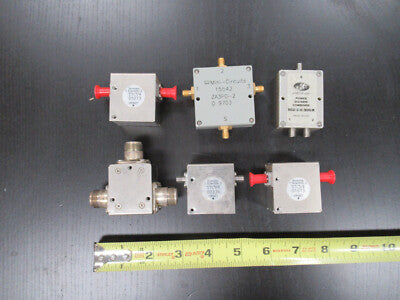 RF MICROWAVE SPLITTER CIRCULATOR ETC LOT FREQUENCY AS PICTURED &R9-A-35