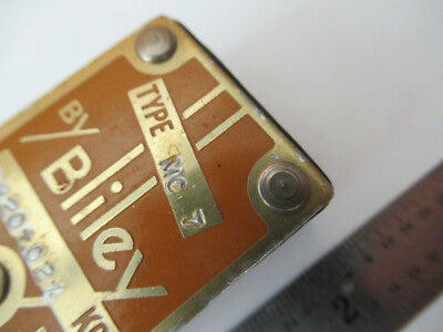 Bliley Electric Co. Wurlitzer Resonator Quartz Crystal Frequency Control