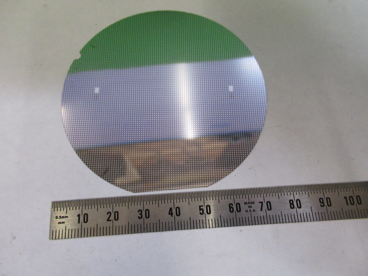 COLLECTABLE SILICON WAFER WITH COMPONENTS AS PICTURED &H3-B-58