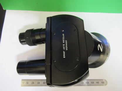 Ernst Leitz Germany Binocular Head Optics Microscope Part