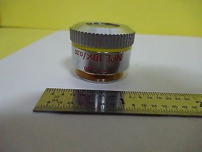 MIKROSKOPTEIL OBJEKTIV LEITZ DEUTSCHLAND NPL 10X INFINITY OPTICS AS IS BIN#X1-58