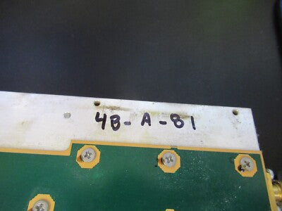 BOARD for ROHDE & SCHWARZ EMI TEST RECEIVER RF MODULE 848.9511.02 &4B-A-81