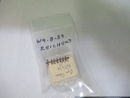 REICHERT AUSTRIA RETICLE LENS MICROSCOPE PART AS PICTURED W9-B-39