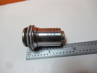 BAUSCH LOMB VINTAGE OBJECTIVE 43X OPTICS MICROSCOPE PART AS PICTURED &16-A-59