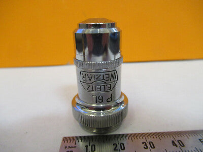 LEITZ WETZLAR GERMANY OBJECTIVE POL 6L P MICROSCOPE PART AS PICTURED &A2-FT-51