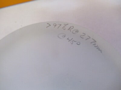 OPTICAL LARGE FLAT polished / coated one side only OPTICS AS PICTURED &15-FT-X33