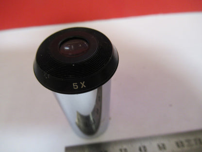 BAUSCH LOMB 5X WF EYEPIECE OCULAR MICROSCOPE PART As Pictured V7-A-29