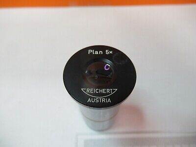 REICHERT AUSTRIA EYEPIECE PLAN 5X MICROSCOPE PART OPTICS AS PICTURED &3K-A-52