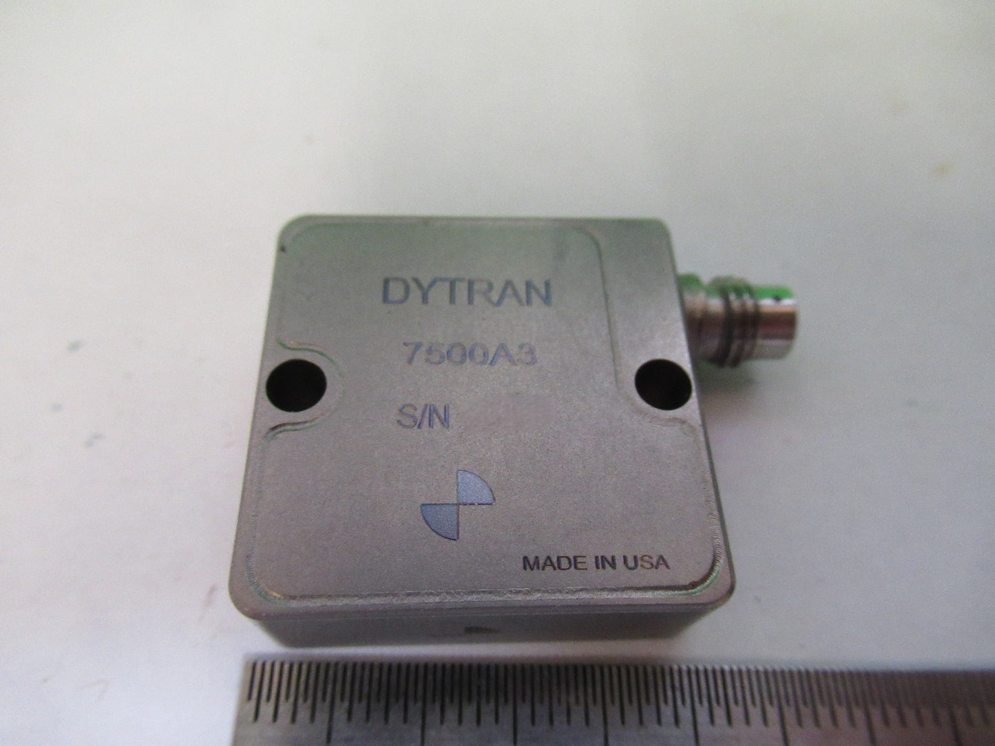 DYTRAN 7500A3 sense 200 mV/g ACCELEROMETER VIBRATION SENSOR AS PICTURED V3-A-71