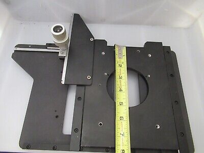 LEITZ GERMANY STAGE SPECIMEN TABLE X-Y MICROSCOPE PART AS PICTURED &TD-1-FD