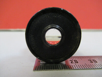 VINTAGE LEITZ WETZLAR 10X EYEPIECE LENS MICROSCOPE PART AS PICTURED  &B3-B-10
