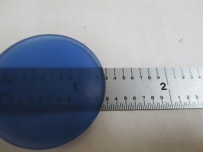 WILD HEERBRUGG SWISS BLUE FROSTED FILTER MICROSCOPE PART OPTICS &12-A-121