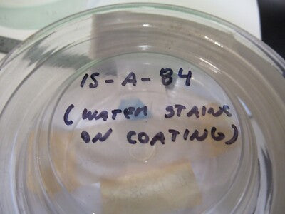 Optical Flat Fused silica Zygo 3" Dia stains coating Optics