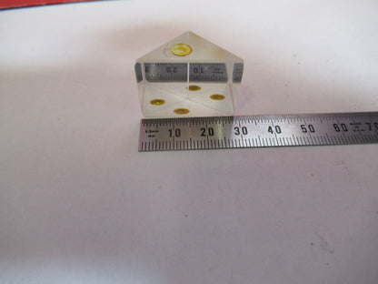 OPTICAL BAUSCH LOMB GLASS PRISM OPTICS AS PICTURED F8-A-33