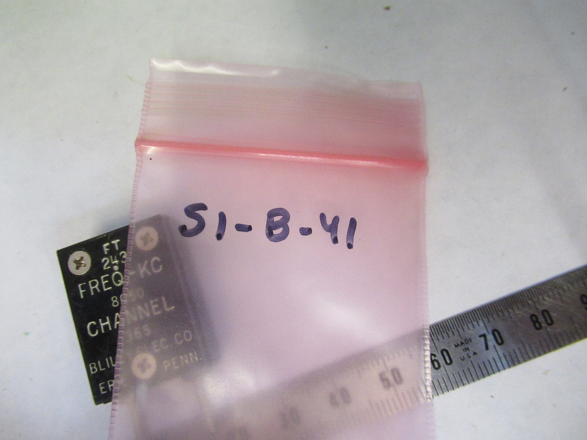 VINTAGE WWII BLILEY QUARTZ CRYSTAL FT-243 8050 KC FREQUENCY RADIO AMATEUR S1-B41
