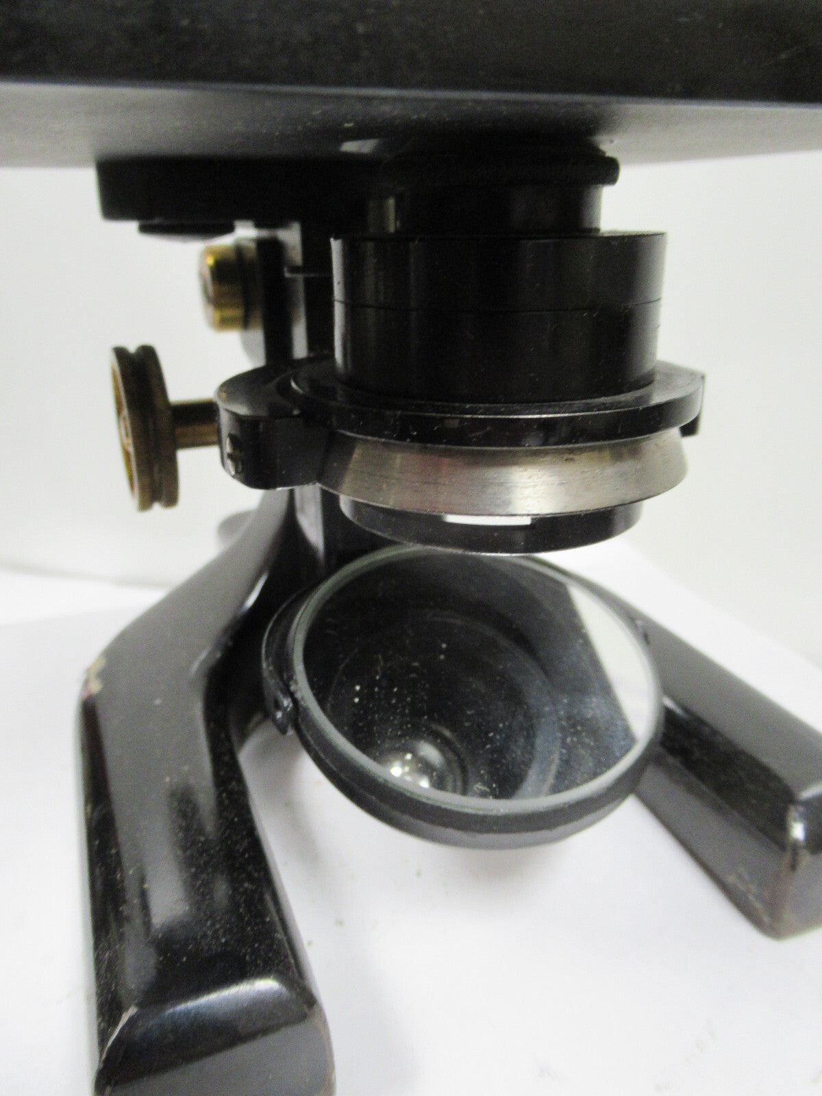ANTIQUE BRASS SPENCER 1926 circa MICROSCOPE as shown OPTICS #LOBBY