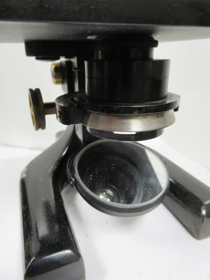 ANTIQUE BRASS SPENCER 1926 circa MICROSCOPE as shown OPTICS #LOBBY
