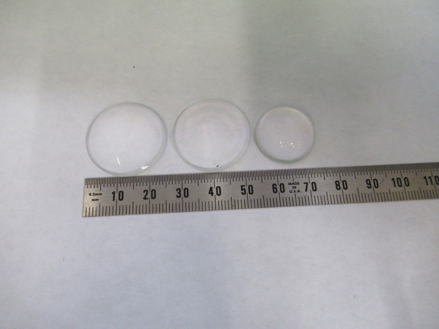 OPTICAL LOT LENSES CONCAVE CONVEX ZEISS GERMANY OPTICS AS PICTURED U8-B-04