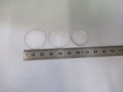 OPTICAL LOT LENSES CONCAVE CONVEX ZEISS GERMANY OPTICS AS PICTURED U8-B-04