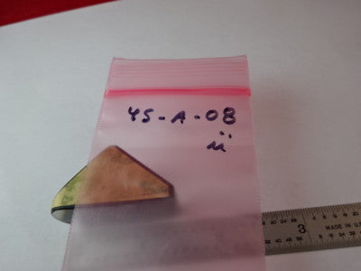 OPTICAL GLASS PRISM OLYMPUS MICROSCOPE PART OPTICS  AS IS #45-A-08