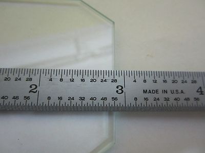 MICROSCOPE PART STAGE GLASS TABLE OPTICS AS IS  BIN#19V-B-20