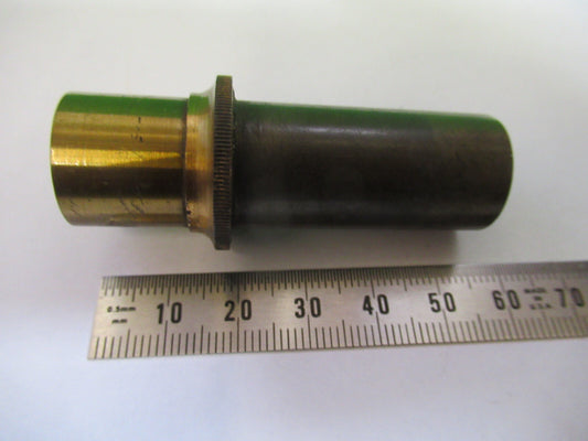 Antique Brass Tubus Empty Unknown Microscope Scope Part