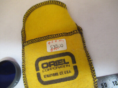 OPTICAL ORIEL FILTER 53800 400nm LENS LASER OPTICS AS PICTURED R5-A-79