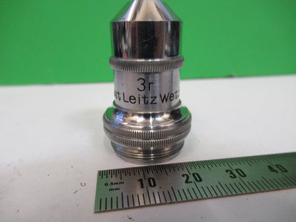 ERNST LEITZ GERMANY "3r" 10x OBJECTIVE LENS MICROSCOPE PART AS PICTURED X9-B-104