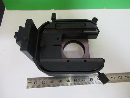 LEICA LEITZ GERMANY DMRB CONDENSER HOLDER MICROSCOPE PART AS PICTURED V7-FT-89