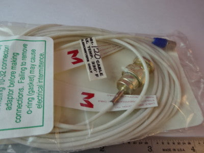 CABLE for MEGGITT ENDEVCO 3061 4ft ACCELEROMETER VIBRATION SENSOR AS IS 83-A-18