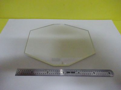 MICROSCOPE PART LARGE TRUNCATED GLASS [chip] SPECIMEN TABLE OPTICS AS IS B#X6-06