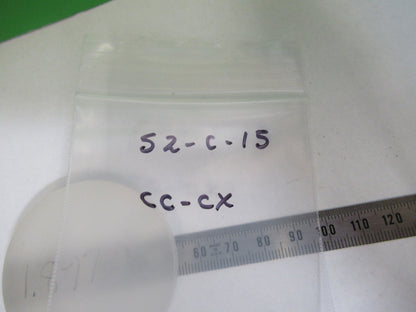 OPTICAL UNFINISHED concave CONVEX BK7 GLASS OPTICS UNCOATED AS PICTURED &s2-c-15