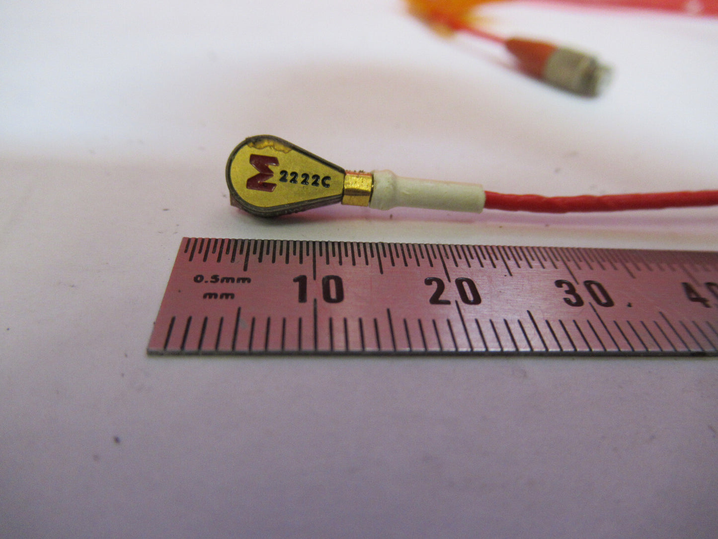 ENDEVCO 2222C SHARGE MODE ACCELEROMETER VIBRATION SENSOR PICTURED X8-B-21