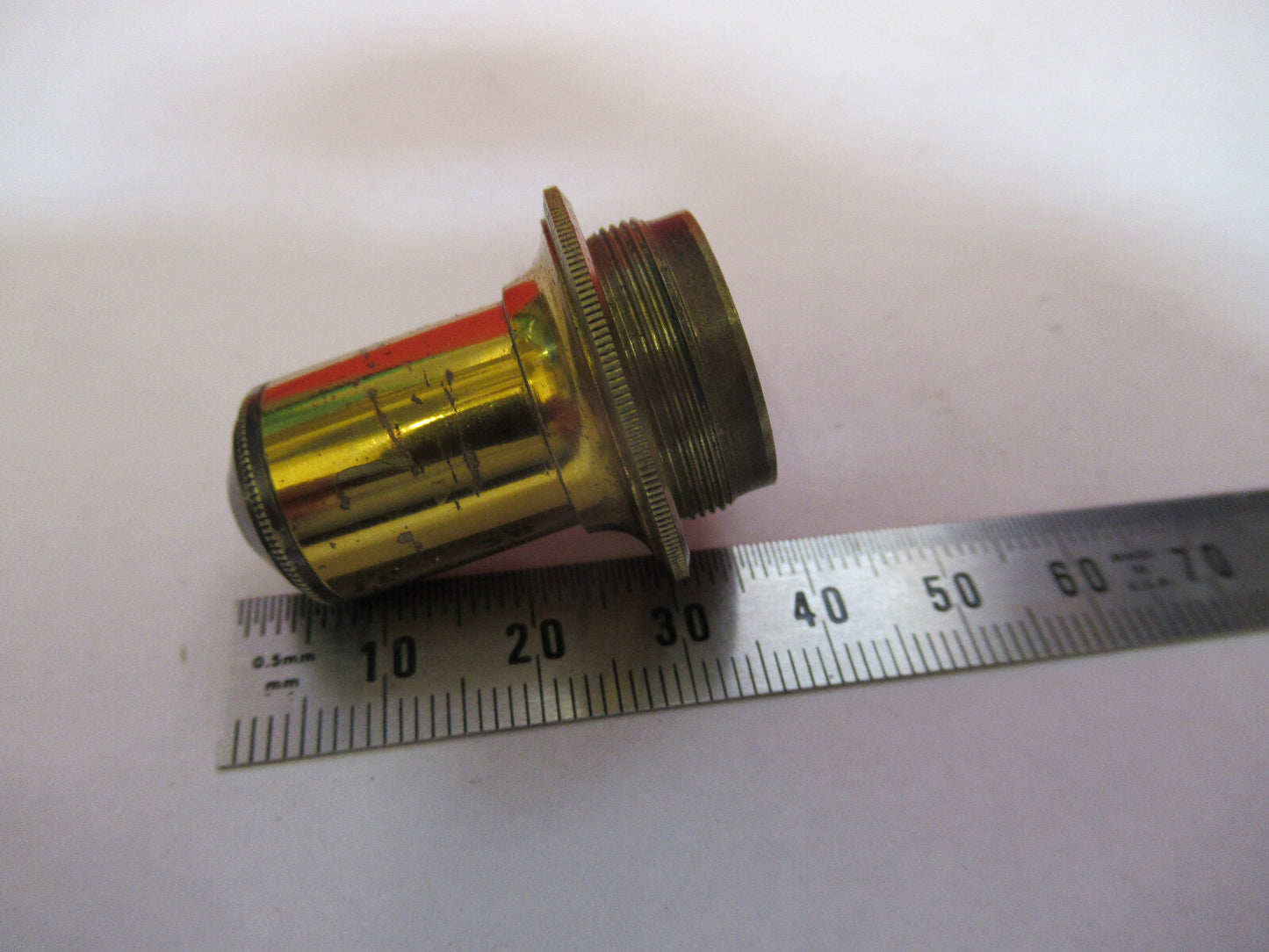 ANTIQUE BRASS WATSON LENS OBJECTIVE MICROSCOPE AS PICTURED &F8-A-77